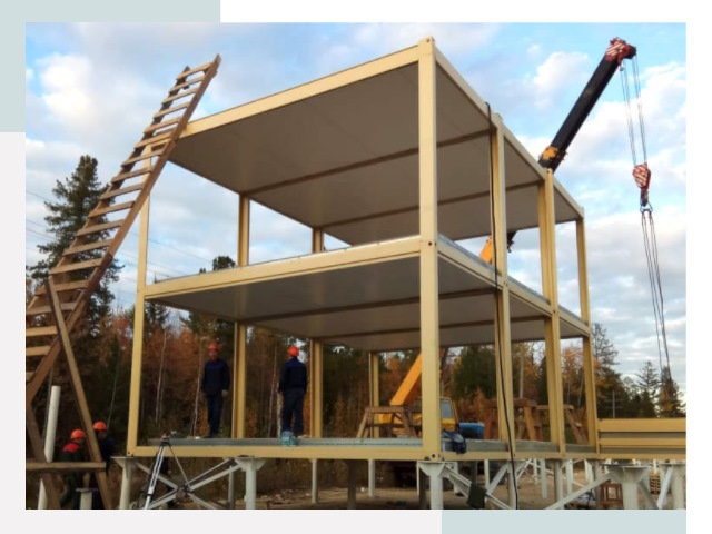 Строительство модульных здания Сланцы