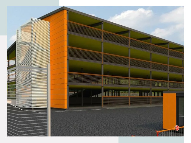 Многоуровневые паркинги в Сланцах