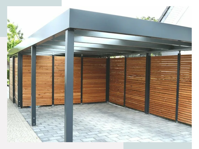 Навесы для парковки в Сланцах