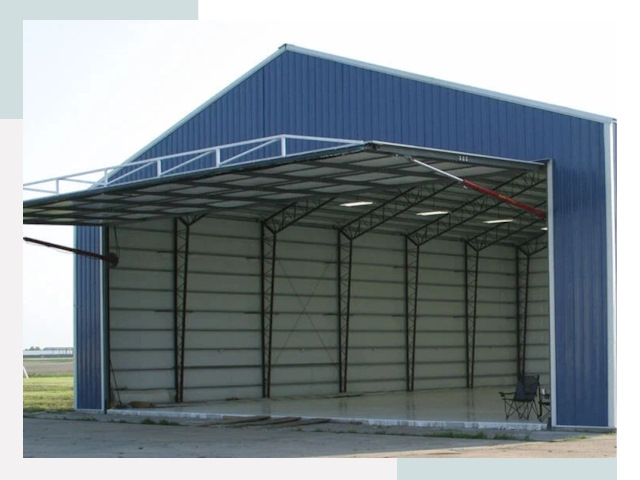 Прямо стенные ангары в Сланцах