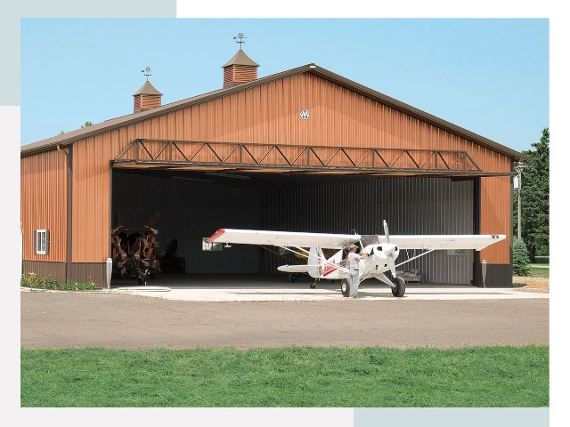 Ангары для самолетов в Сланцах