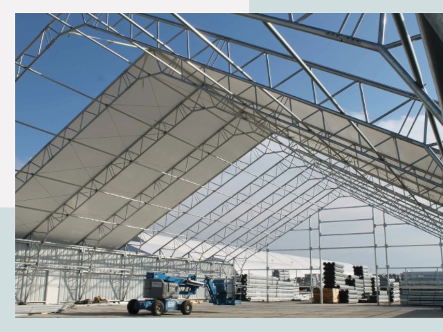 Каркасно-тентовые сооружения от СтальСтрой-Слы по цене 620 руб.