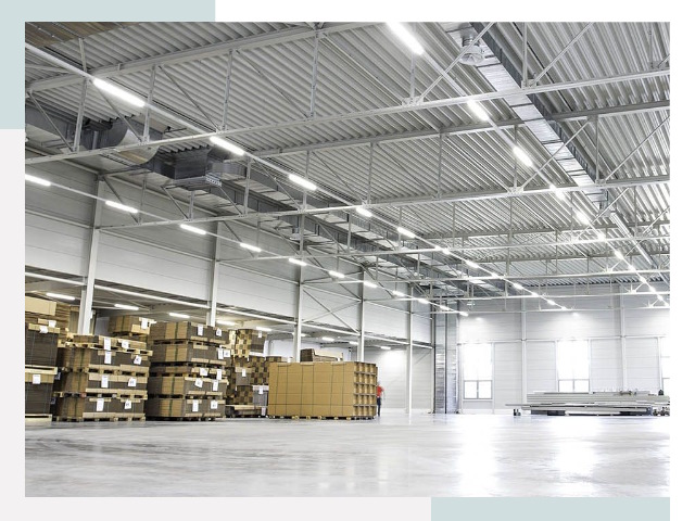 Освещение ангаров в Сланцах