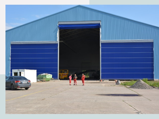 Ангарные ворота в Сланцы от СтальСтрой-Слы по цене 620 руб.