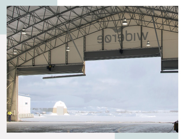 Ворота для ангаров в Сланцах