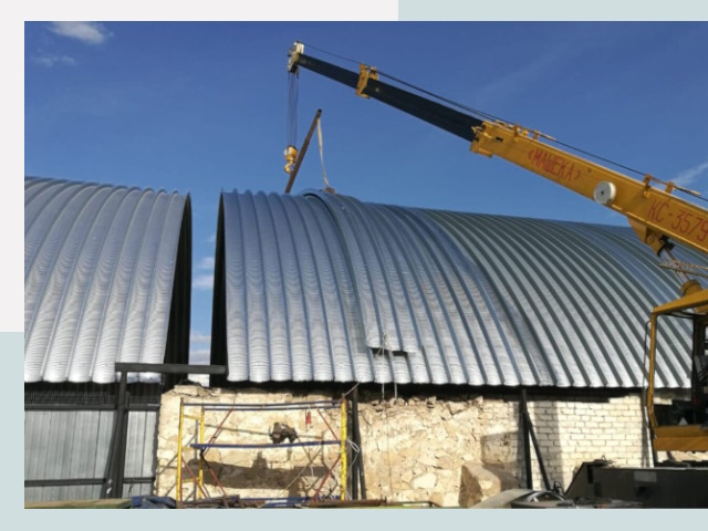 Реконструкция ангаров в Сланцах от 620 руб.