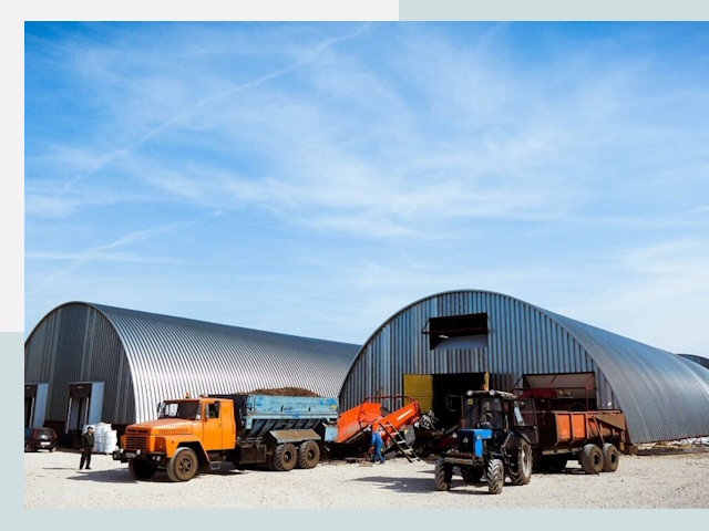 Ангары для спецтехники в Сланцах